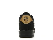 Фото № 4 с приближением к товару «‎Nike Air Force 1 Low Nubuck Black Metallic Gold (2021)»