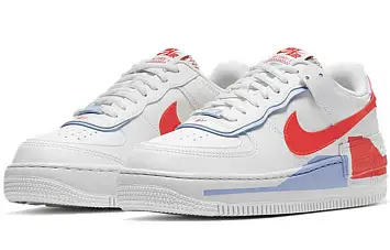 Nike Air Force 1 Shadow SE Team Orange Blue - 5