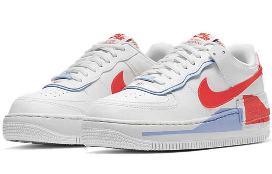 Фото № 3 с приближением к товару «‎Nike Air Force 1 Shadow SE Team Orange Blue»