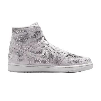 Swarovski x Women's Air Jordan 1 High OG Vast Grey - 1