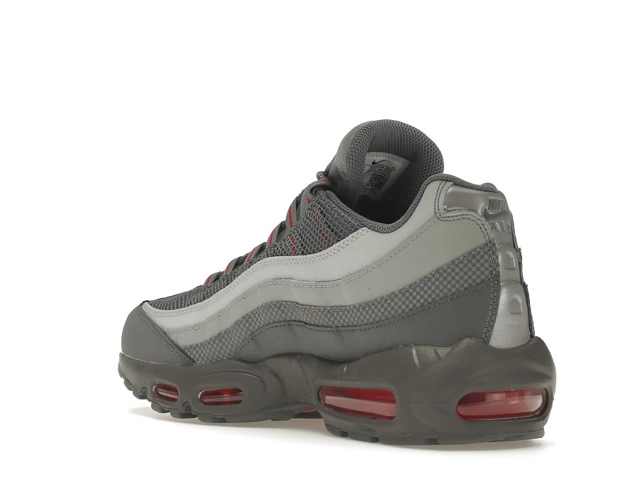Фото № 6 с приближением к товару «‎Nike Air Max 95 Grey Red»
