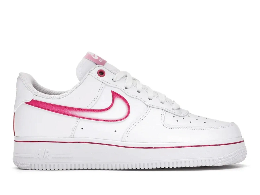 Фото № 1 с приближением к товару «‎Nike Air Force 1 Low Airbrush White Pink »