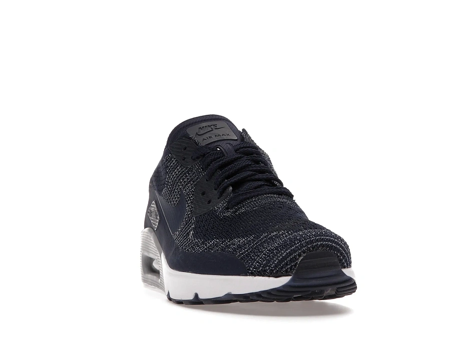 Фото № 2 с приближением к товару «‎Nike Air Max 90 Ultra 2.0 Flyknit College Navy College Navy»