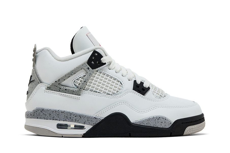 Фото № 2 с приближением к товару «‎Air Jordan 4 Retro OG GS White Cement 2025»