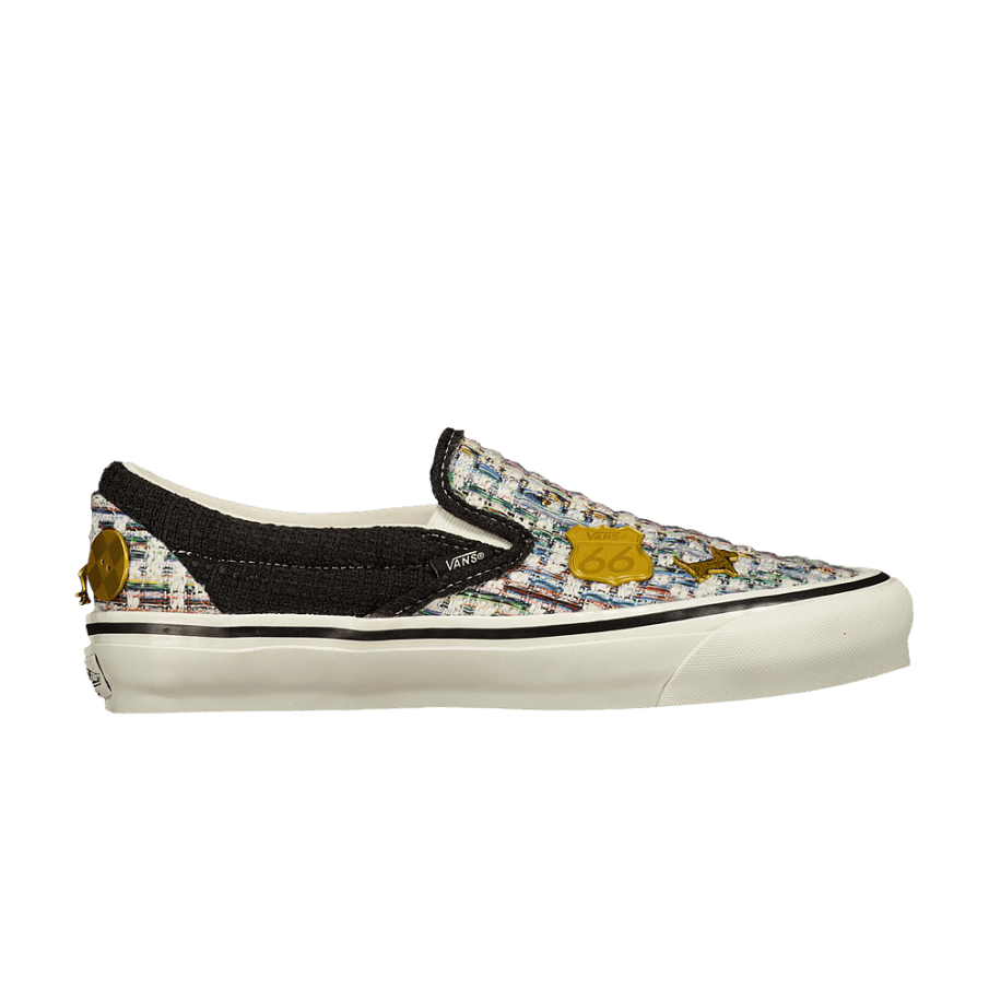 Фото № 1 с приближением к товару «‎Vans Classic Slip-On 98 Cardigan Black»