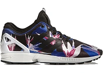 Фото № 1 с приближением к товару «‎adidas ZX Flux Floral Blue Blue»