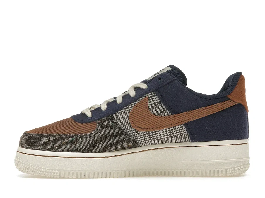 Фото № 3 с приближением к товару «‎Nike Air Force 1 Low '07 PRM Tweed Midnight Navy Corduroy»