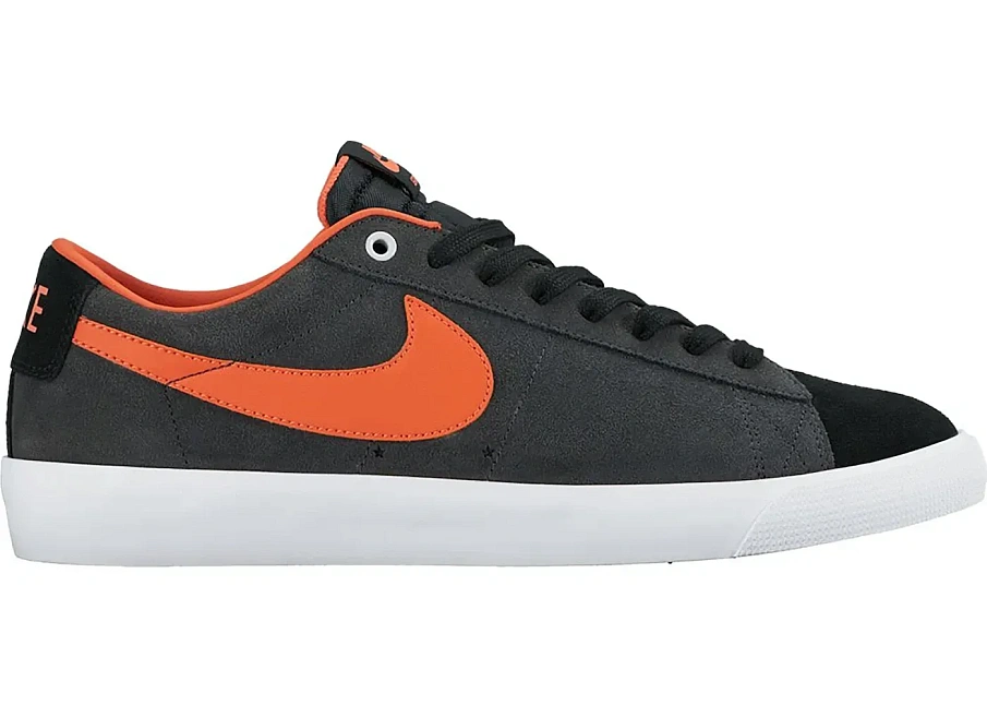 Фото № 1 с приближением к товару «‎Nike SB Blazer Low GT Black Turf Orange Anthracite»
