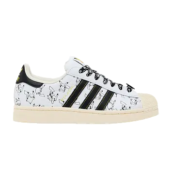 Pokémon x adidas Superstar Pikachu White