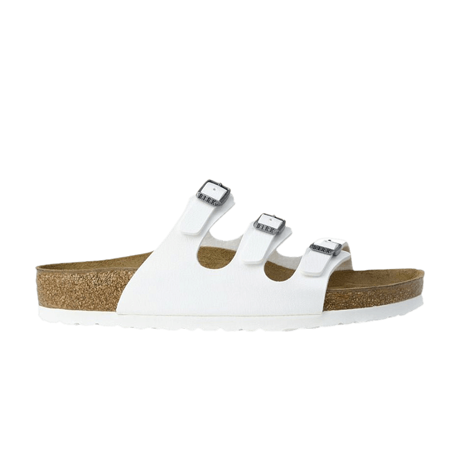 Фото № 1 с приближением к товару «‎Birkenstock Women's Florida Birko-Flor White»