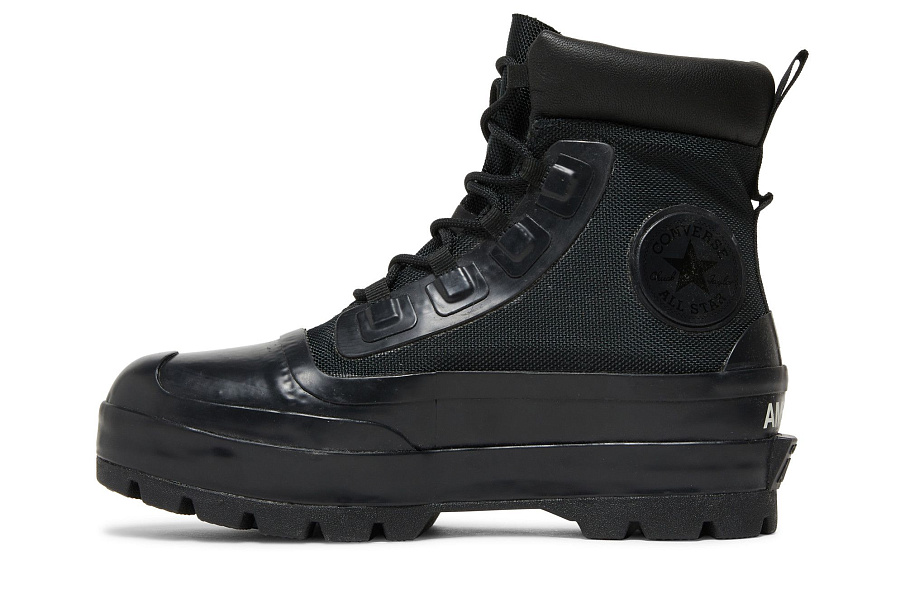Фото № 4 с приближением к товару «‎AMBUSH x Converse Chuck Taylor All Star Duck Boot High Triple Black»