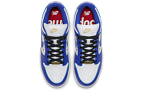 Фото № 4 с приближением к товару «‎Supreme x Nike SB Dunk Low WhiteGoldBlue»