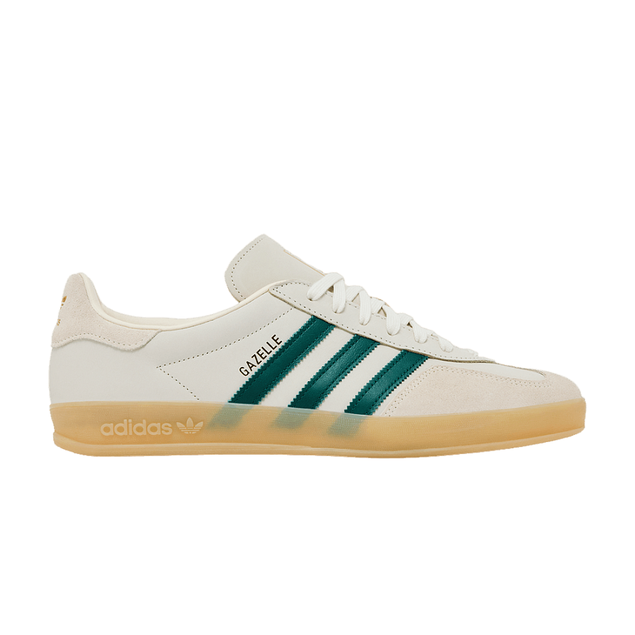 Фото № 1 с приближением к товару «‎adidas Gazelle Indoor Cream White Collegiate Green Gum»