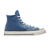 Фото № 1 с приближением к товару «‎Converse Chuck 70 Leather High Lakeside Blue»