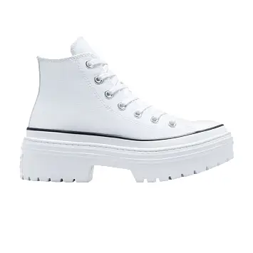 Converse Women's Chuck Taylor All Star Lugged Heel Platform High White Black - 1