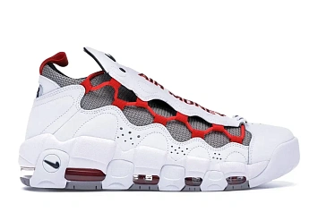 Nike Air More Money White Habanero Red Atmosphere Grey - 1