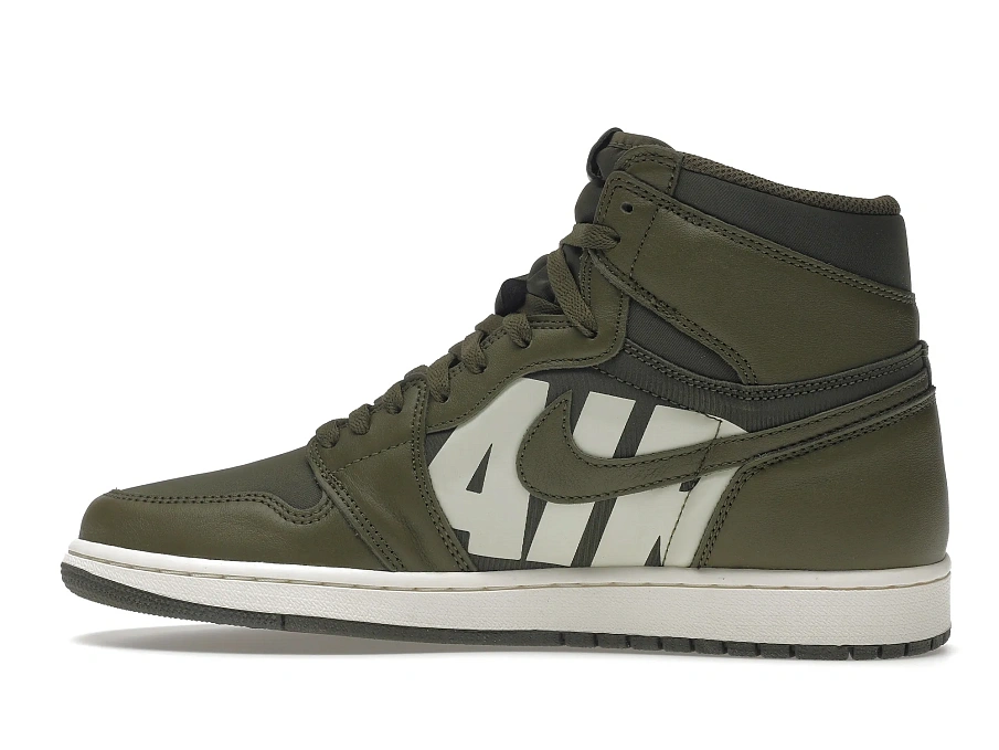 Фото № 5 с приближением к товару «‎Jordan 1 Retro High Olive Canvas»