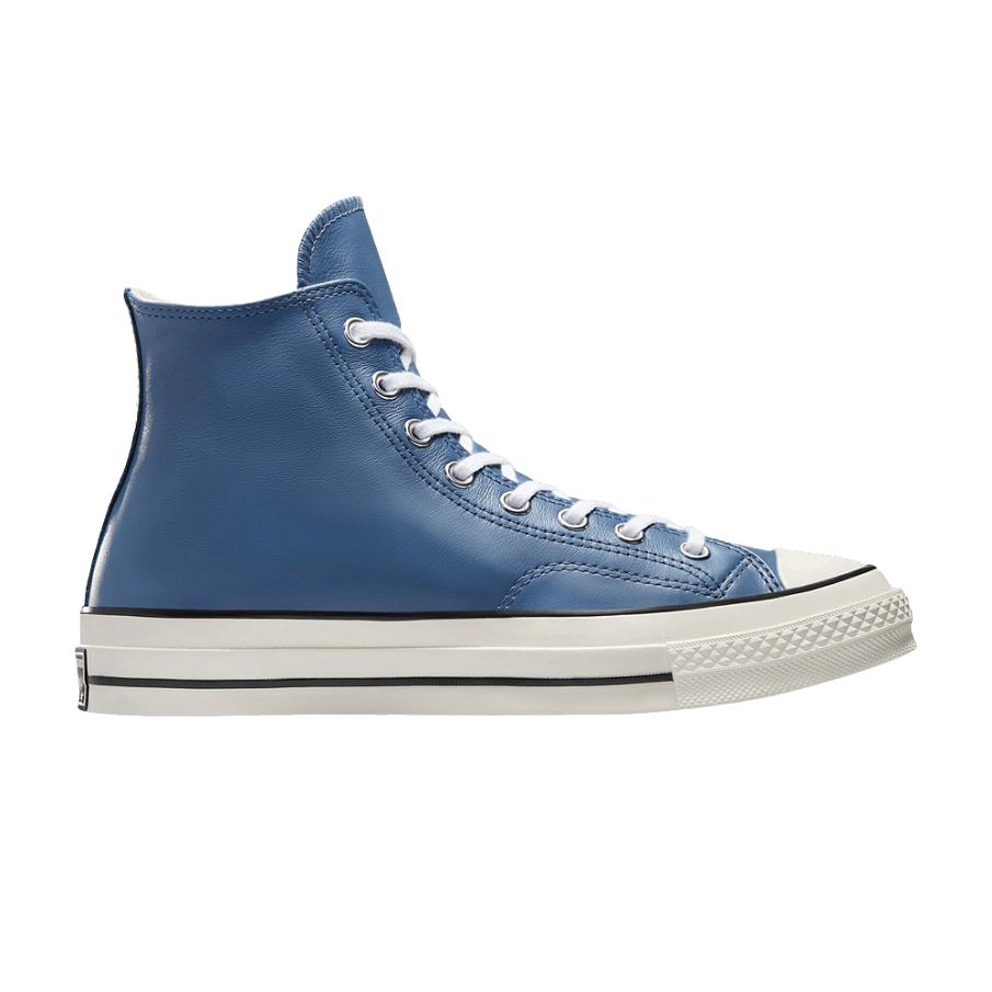 Фото № 1 с приближением к товару «‎Converse Chuck 70 Leather High Lakeside Blue»