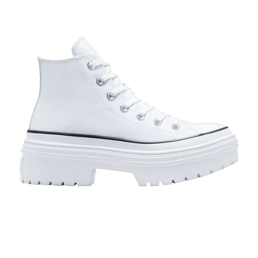 Фото № 1 с приближением к товару «‎Converse Women's Chuck Taylor All Star Lugged Heel Platform High White Black»