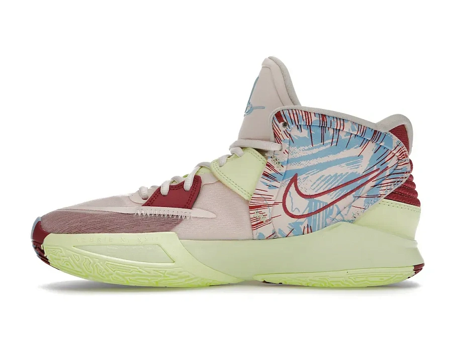 Фото № 3 с приближением к товару «‎Nike Kyrie 8 Infinity 1 World 1 People Sweet Beet Volt»