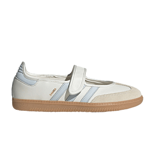 adidas Women's Samba Jane White Halo Blue Gum (JR7339)