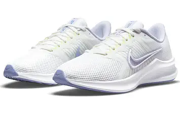 Nike Wmns Downshifter 11 Sneakers WhitePurple (CW3413-102) - 4