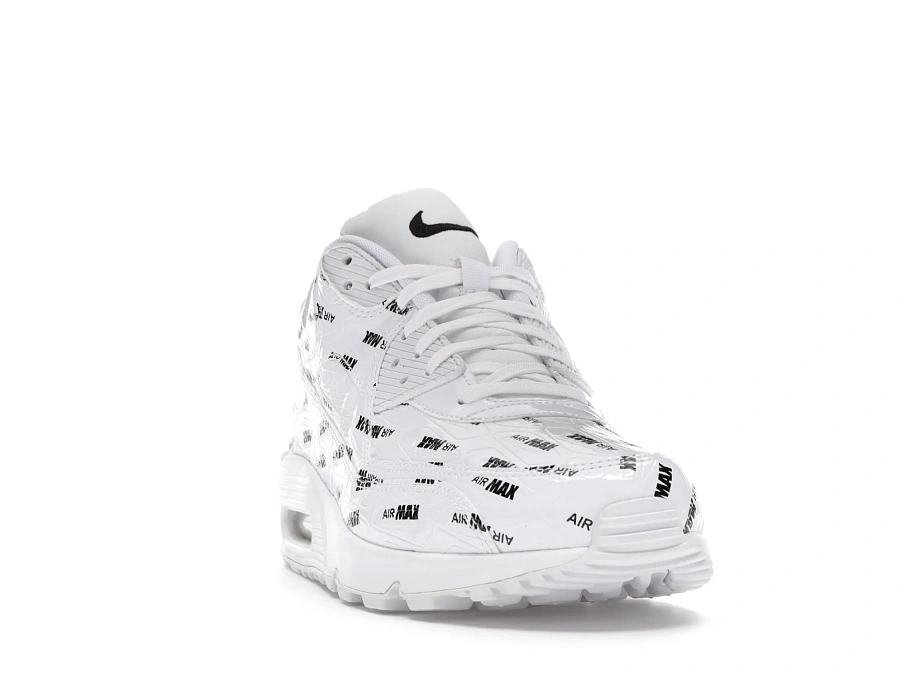Фото № 3 с приближением к товару «‎Nike Air Max 90 All Over Print White Black»