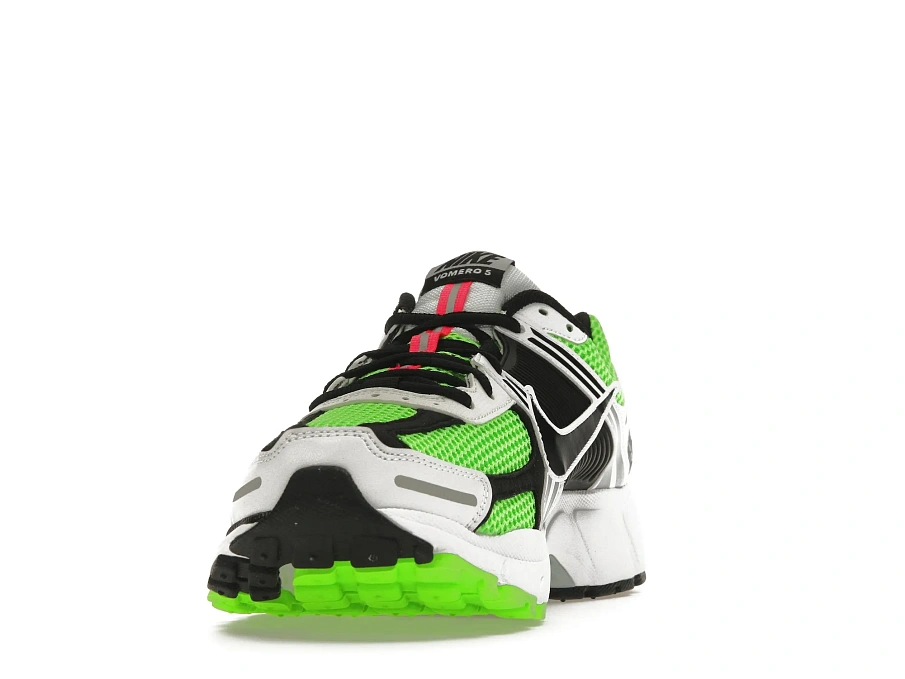 Фото № 4 с приближением к товару «‎Nike Zoom Vomero 5 Electric Green Black»