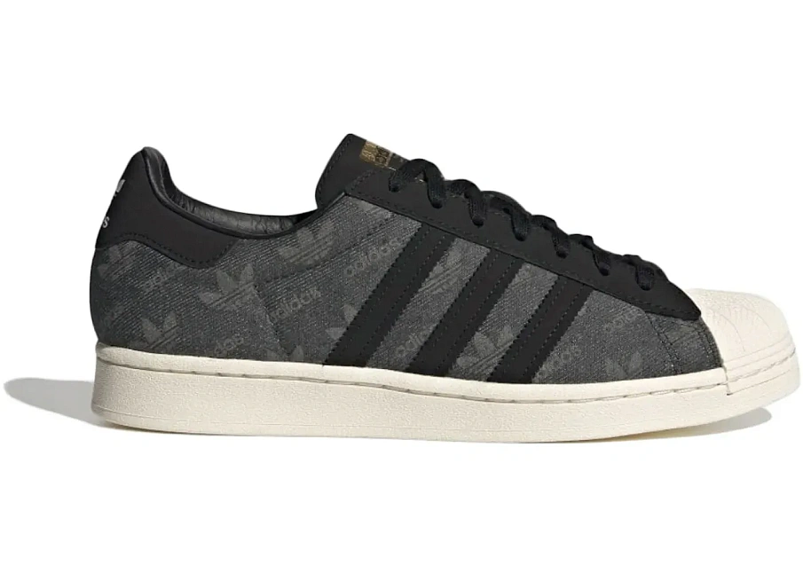 Фото № 1 с приближением к товару «‎adidas Superstar atmos Denim Pack Core Black»