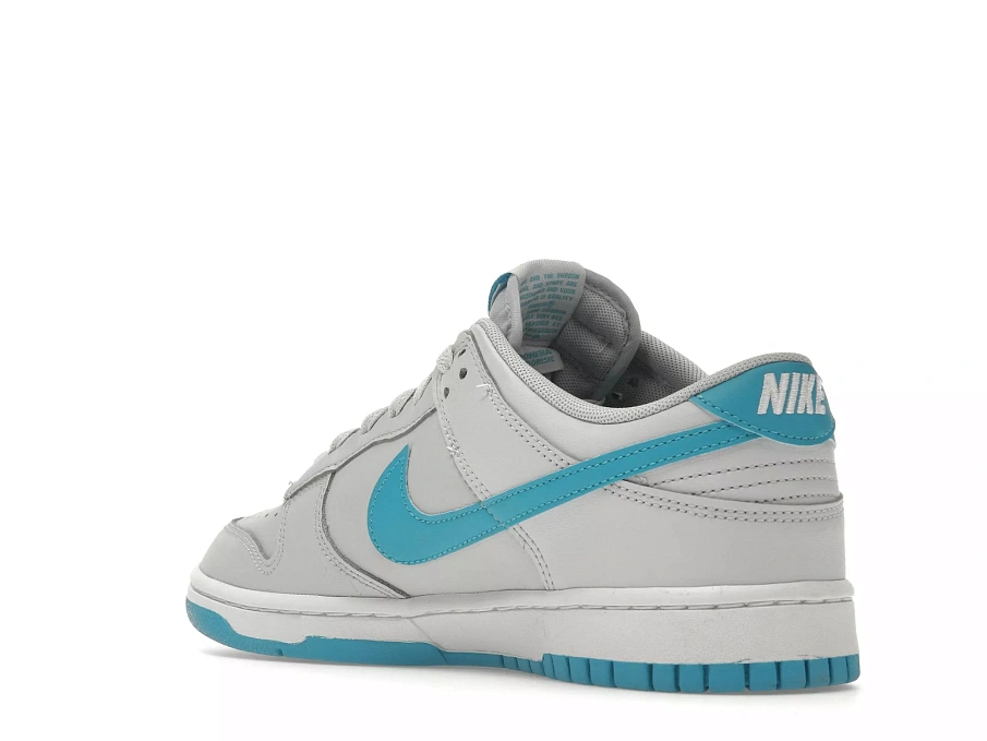 Фото № 3 с приближением к товару «‎Nike Dunk Low Retro Pure Platinum Blue Lightning»
