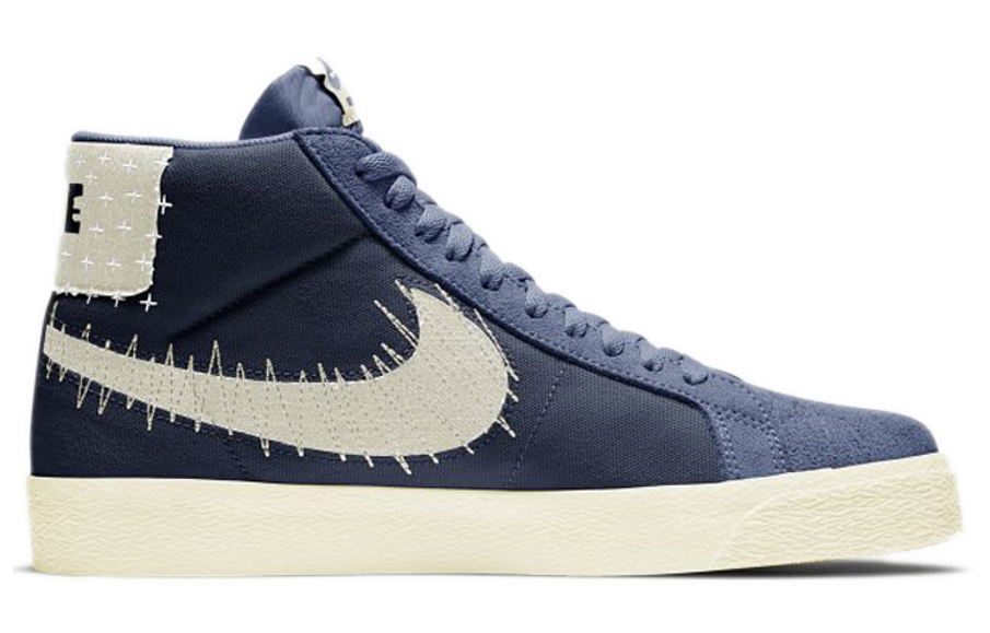 Фото № 2 с приближением к товару «‎Nike SB Zoom Blazer Mid Premium Sashiko Mystic Navy»