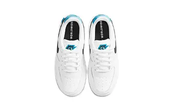 BP Nike Air Force 1 Low Skate shoes WhiteBlue - 4