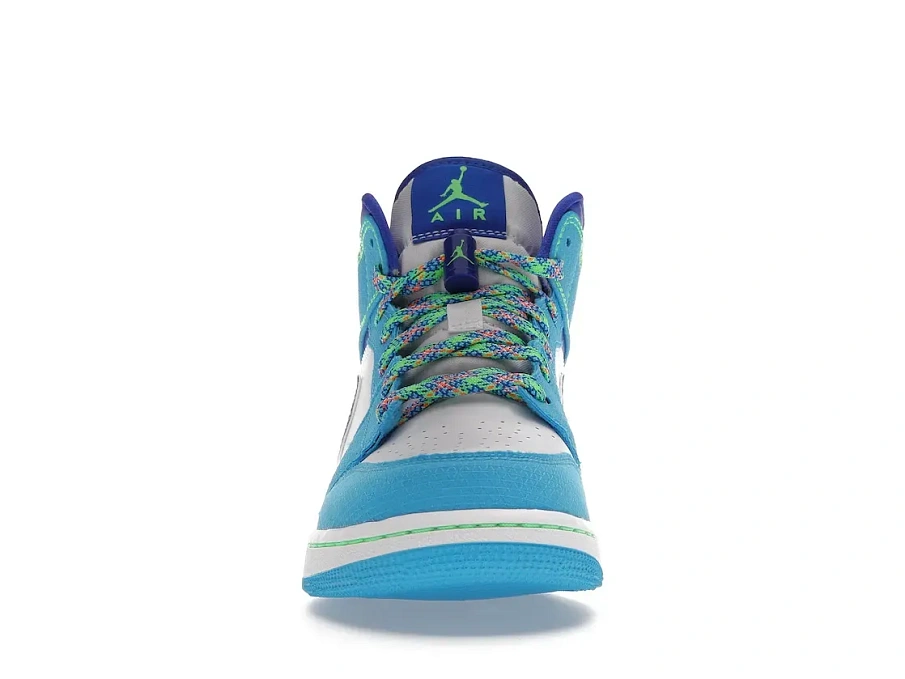 Фото № 2 с приближением к товару «‎Jordan 1 Mid SE Sprite Blue »
