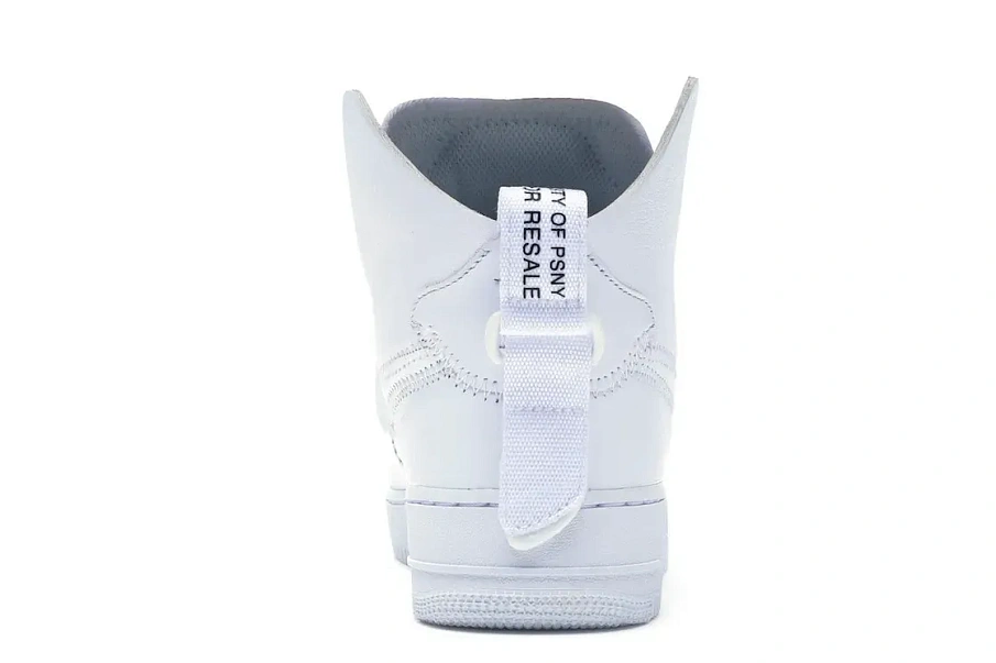 Фото № 4 с приближением к товару «‎Nike Air Force 1 High PSNY White»