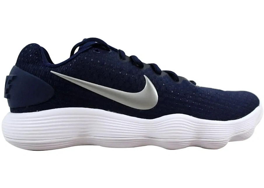 Фото № 1 с приближением к товару «‎Nike Hyperdunk 2017 Low TB Midnight Navy/Metallic Silver »