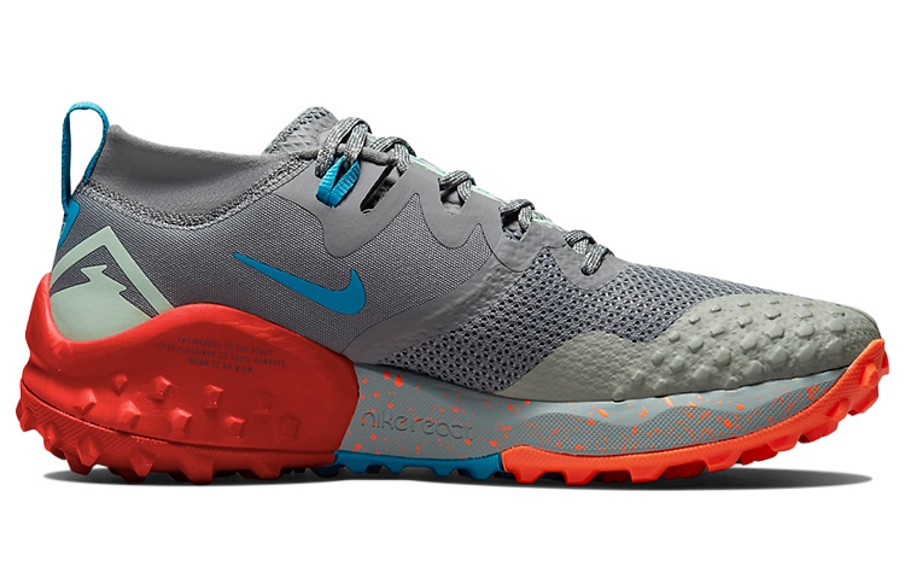 Фото № 2 с приближением к товару «‎Nike Wildhorse 7 Low-Top Running Shoes GrayOrange»