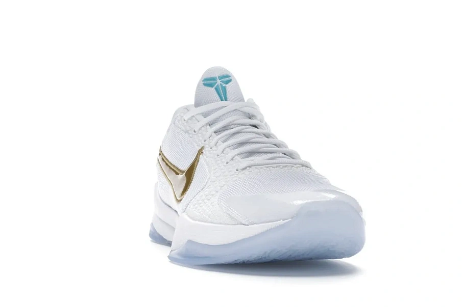 Фото № 2 с приближением к товару «‎Nike Kobe 5 Protro Undefeated What If White»
