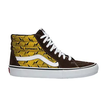 Supreme x Vans Sk8-Hi Pro Diamond Plate Brown - 1