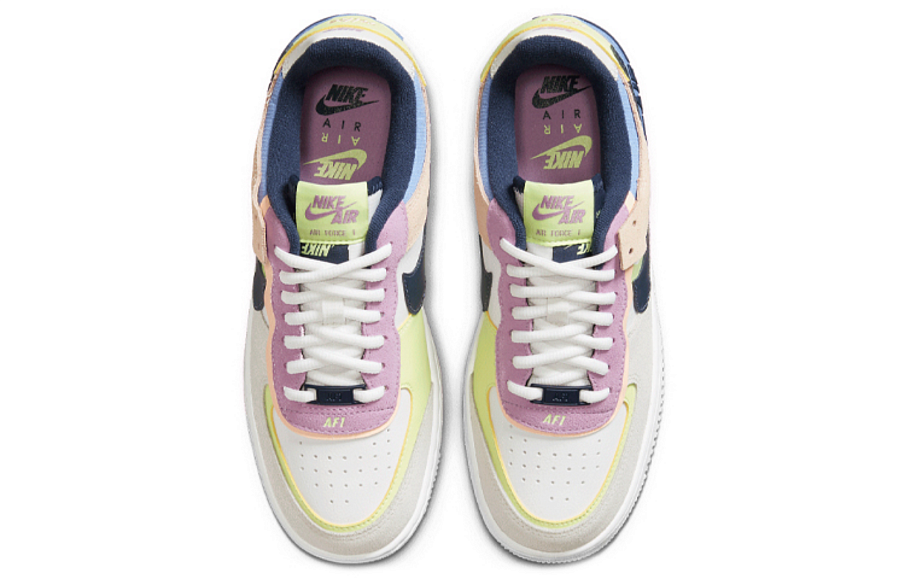 Фото № 4 с приближением к товару «‎Nike Air Force 1 Shadow Wmns BlackYellowPink»