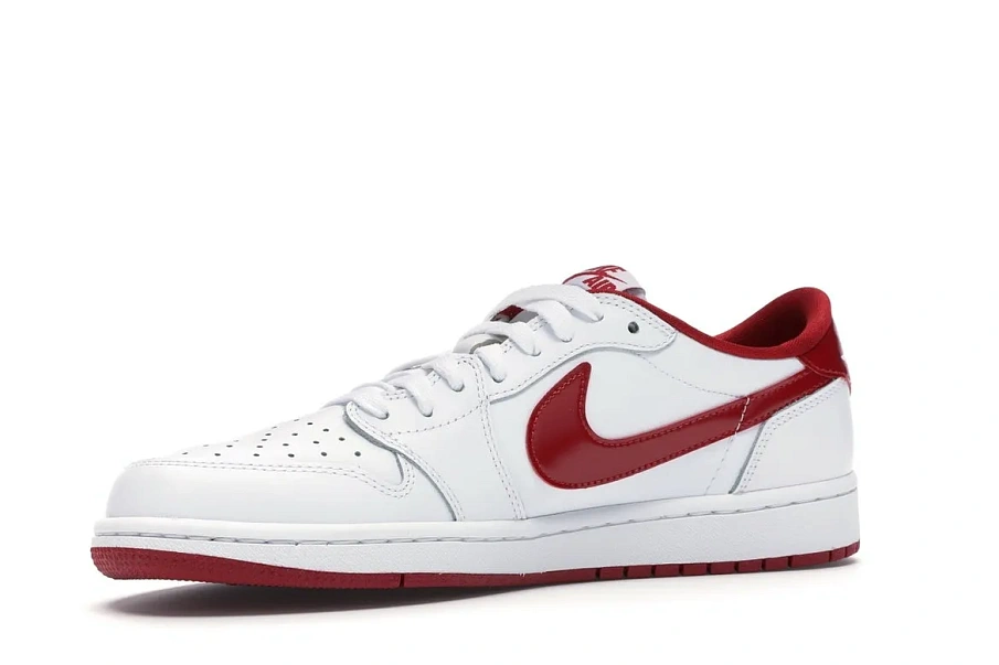 Фото № 3 с приближением к товару «‎Jordan 1 Retro Low White Varsity Red»