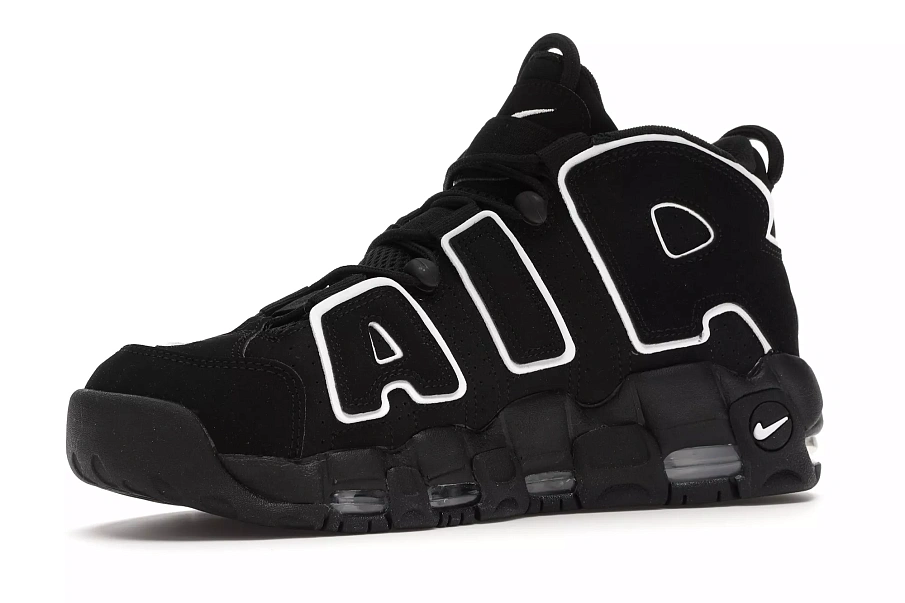 Фото № 4 с приближением к товару «‎Nike Air More Uptempo Black White (2016/2020)»