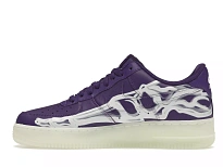 Фото № 3 с приближением к товару «‎Nike Air Force 1 Low '07 QS Purple Skeleton Halloween (2021)»