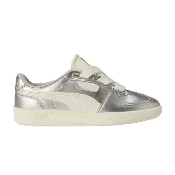 Puma Women's Palermo Wide Lace Metallic - Silver Warm White - 1