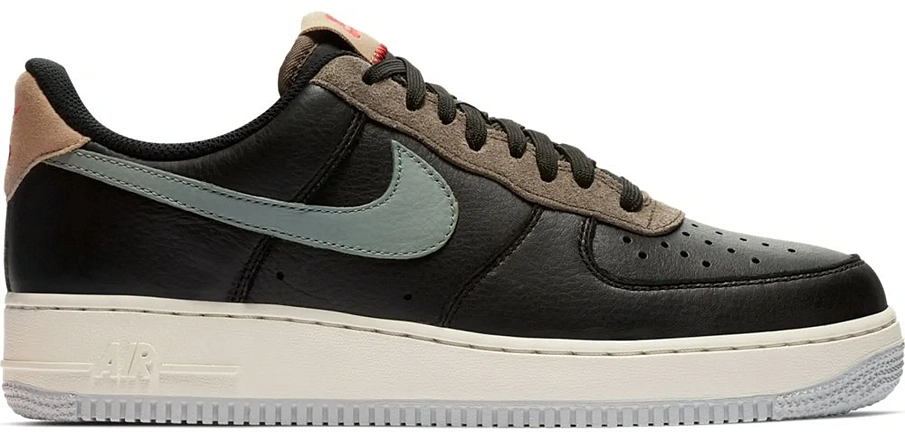 Фото № 1 с приближением к товару «‎Nike Air Force 1 Low Black Mica Green Ridgerock»