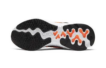 Nike Renew Run Black Total Orange (PS) - 5