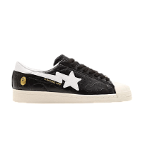 Фото № 1 с приближением к товару «‎atmos x BAPE x adidas Superstar Glow In The Dark (JQ3666)»