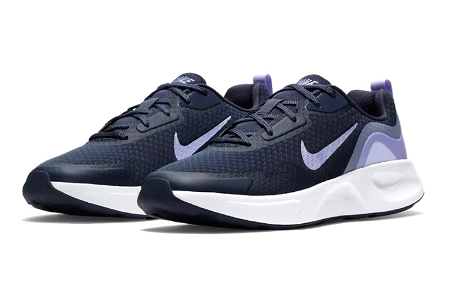 Фото № 3 с приближением к товару «‎Nike WearAllDay (GS) Running Shoes BlackPurple»