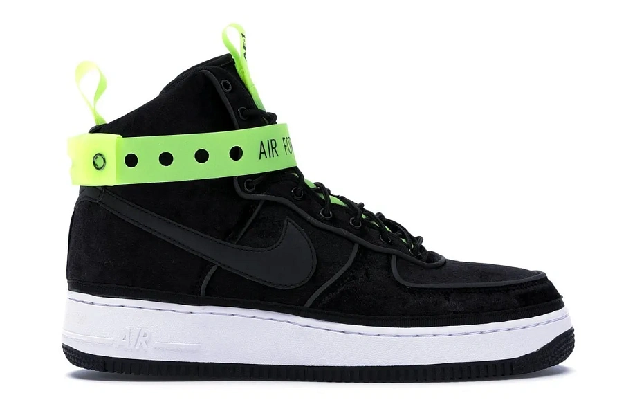 Фото № 1 с приближением к товару «‎Nike Air Force 1 High Magic Stick VIP Black»