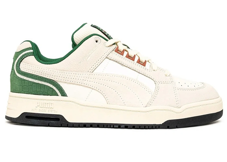 Фото № 1 с приближением к товару «‎Puma Slipstream Lo FG Warm White Vine Green»