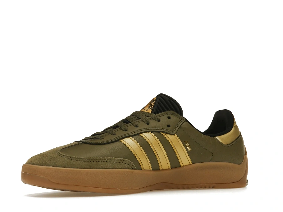 Фото № 2 с приближением к товару «‎adidas Puig Samba Palace Olive Gold»